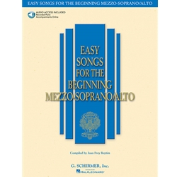 Easy Songs for the Beginning Mezzo-Soprano/Alto