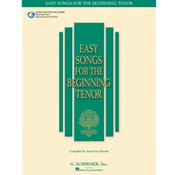 Easy Songs for the Beginning Tenor