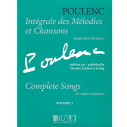 Intégrale des Mélodies et Chansons (Complete Songs), Volume 1