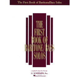 The First Book of Baritone/Bass Solos