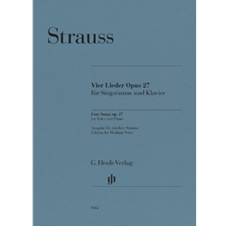 Vier Lieder (Four Songs), Op. 27