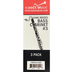 KMS Bass Clarinet Reeds #3   3 Pack