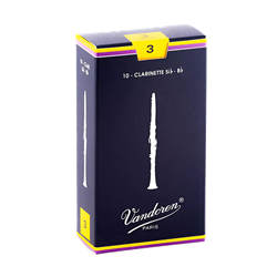 Vandoren Clarinet Reeds #3 10 Pack