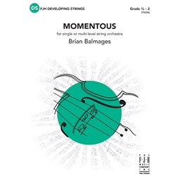 Momentous (for single or multi-level string orchestra)