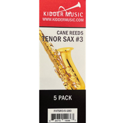 Kidder Music Service 5-Pack Tenor Sax Reeds #3