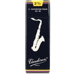 Vandoren 5-Pack Tenor Sax Reeds #2.5