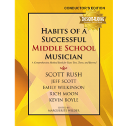 Habits of a Successful Middle School Musician: Conductor's Edition