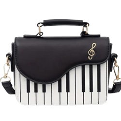 Black & White Piano Keys Purse